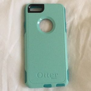 Otter turquoise & light blue iPhone 6 case